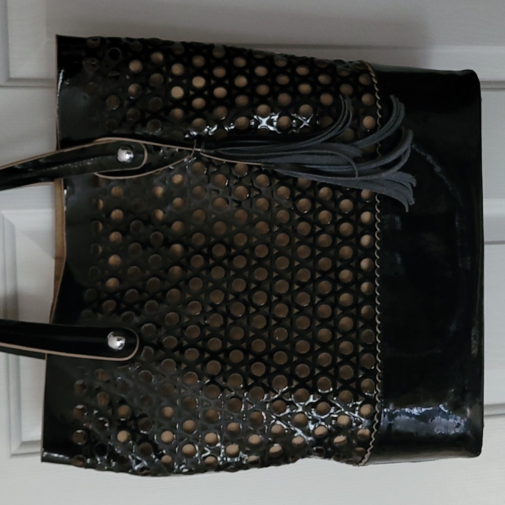 Buco Patent Leather Handbag